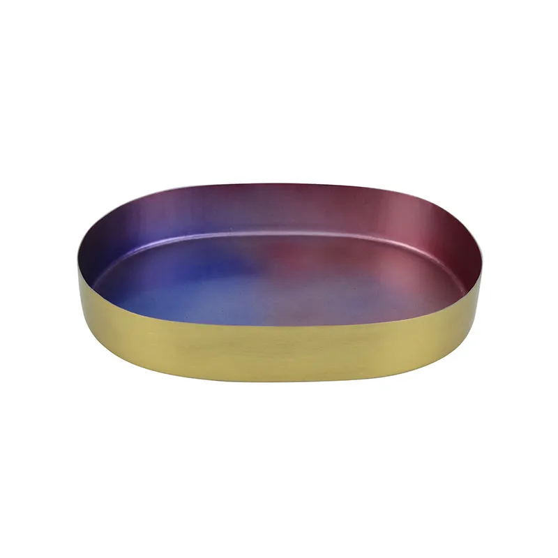 Galaxy Glow Iron Serving Tray - Set Of Two media 5