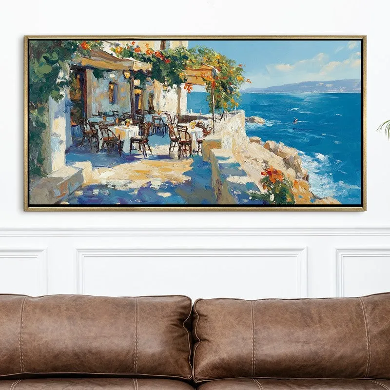Fuchsia Canvas Wall Painting With Frame media 4