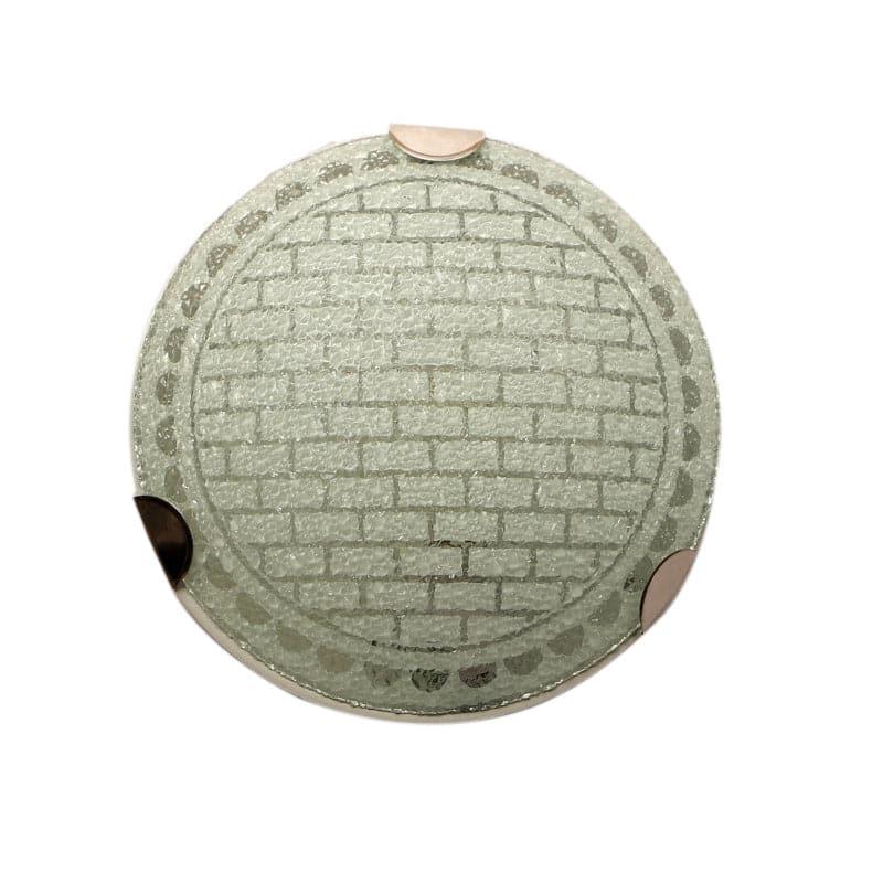 Garcia Glam Moon Glass & Metal Wall Lamp media 4