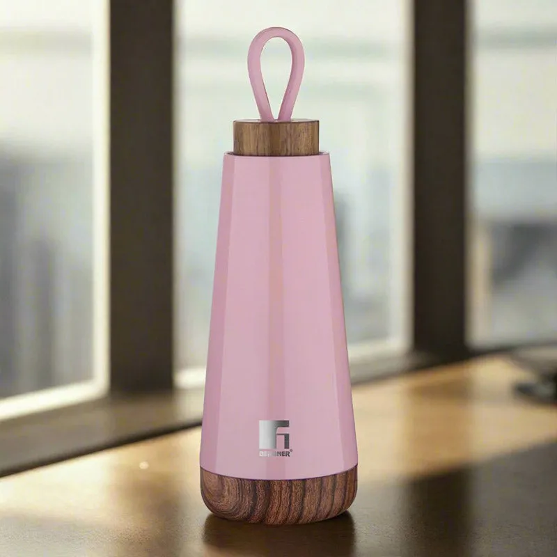 Bergner Walking Fairy Fountain Thermosteel Hot And Cold Flask (Pink) - 500 mL media 5