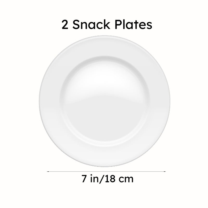 Aurale Ceramic Quarter Plate (Peach) - Set Of Two media 8