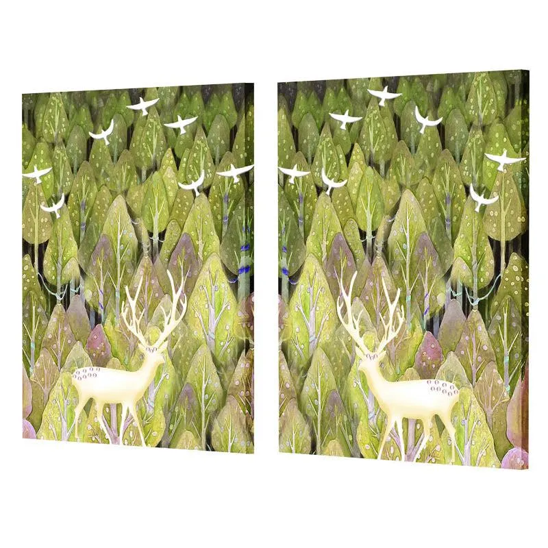 Soren Stag Wall Art - Set Of Two media 4
