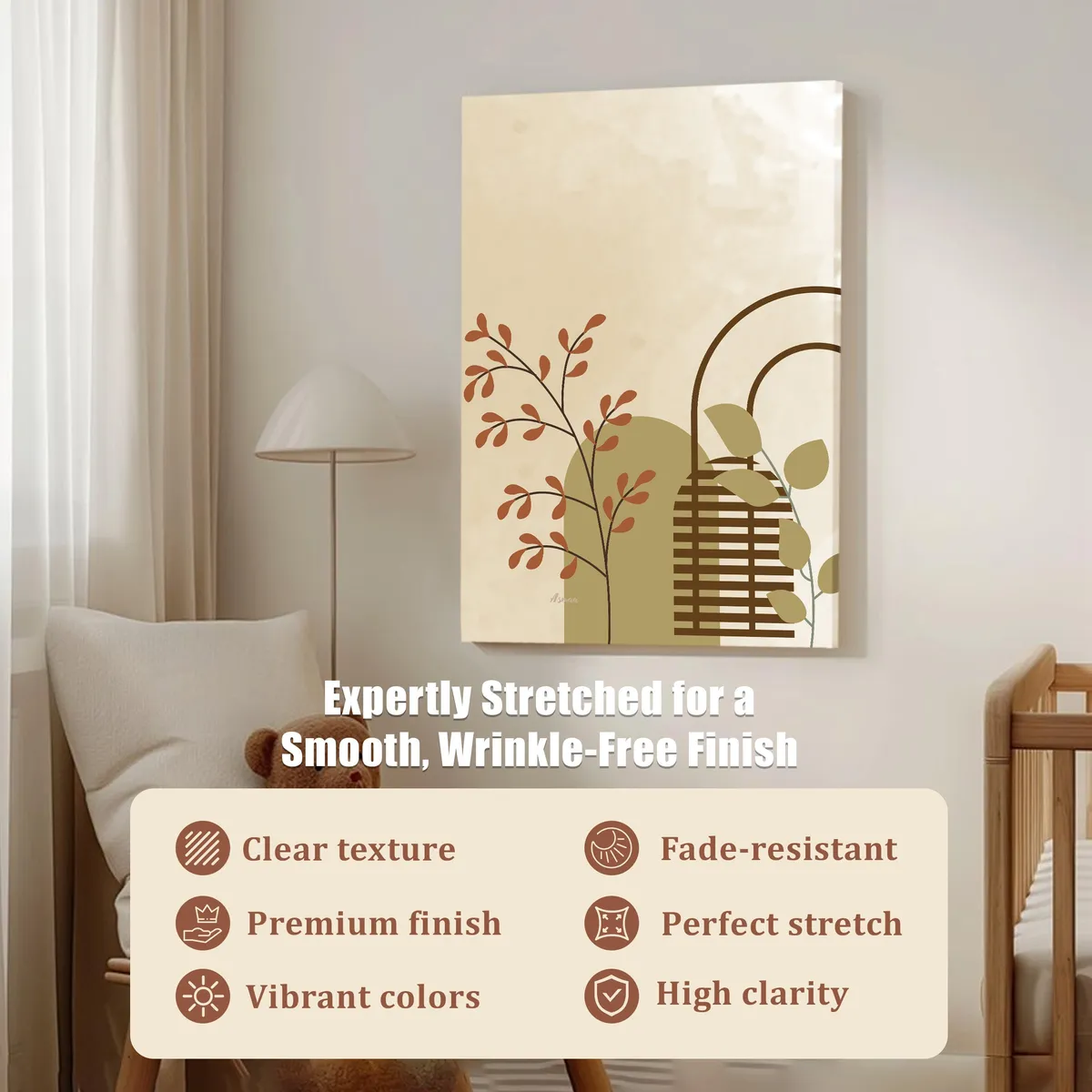 Gypsy Pastel Cotton Canvas Wall Painting media 5