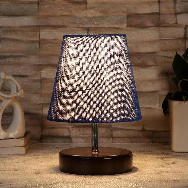 Mita Jute Table Lamp - Blue,Black media 1
