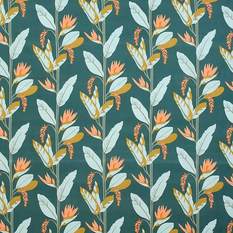 Gilola Floral Microfiber Bedsheet (Dark Green) - 110 GSM media 3