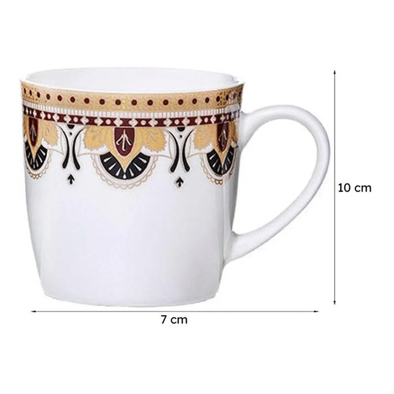 Sonaki Sukrita Bone China Tea Cup (200 mL Each) - Set of Six media 6