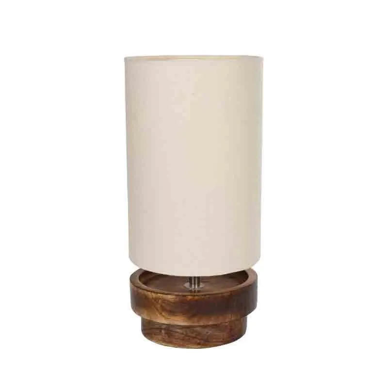Retrospection Fabric Table Lamp - Brown,Beige media 3