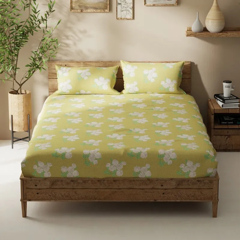 Harven Bedsheet (Yellow) - 115 GSM media 3