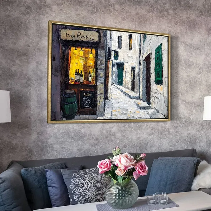 Oenophile Canvas Wall Painting With Frame media 6