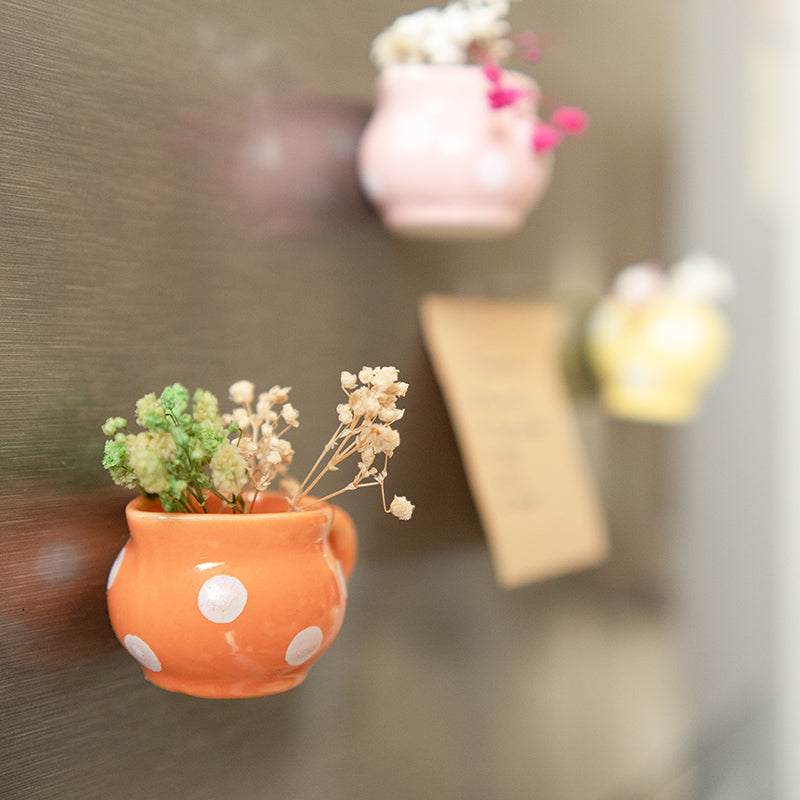 Garden Party Magnetic Fridge Planter - Set Of Four media 6