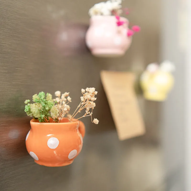 Garden Party Magnetic Fridge Planter - Set Of Four media 6