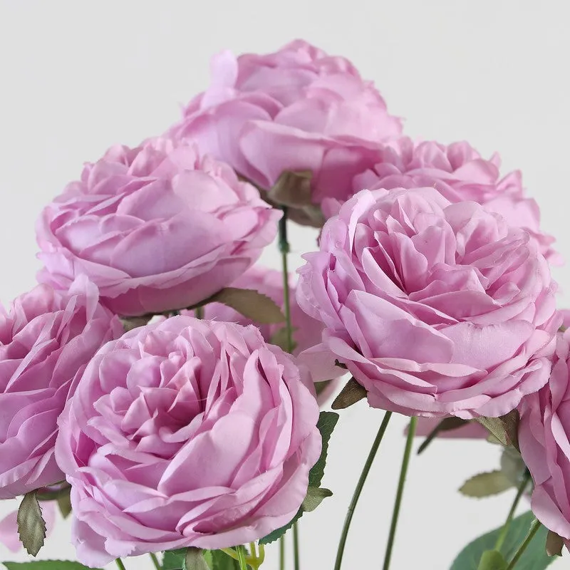 Petalisse Rose Fabric Artificial Flower - Pink media 5
