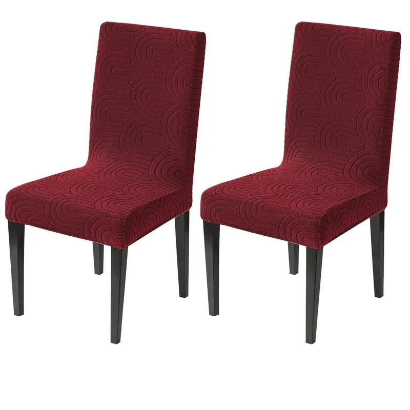 Nexo Fit Chair Cover (Maroon) - Set Of Two media 3