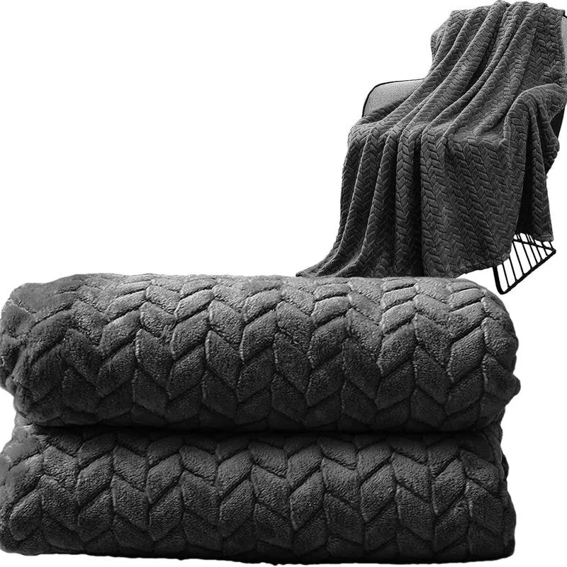 WarmHaven Blanket (Dark Grey) media 3