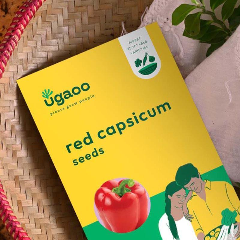 Ugaoo Red Capsicum Vegetable Seeds media 3