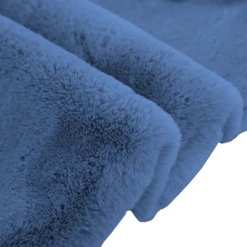 Ruffle Luxe Bath Mat - Blue media 4