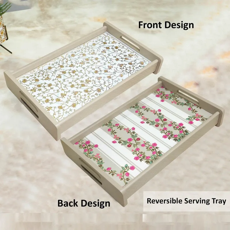 Zyra Wooden Serving Tray media 1