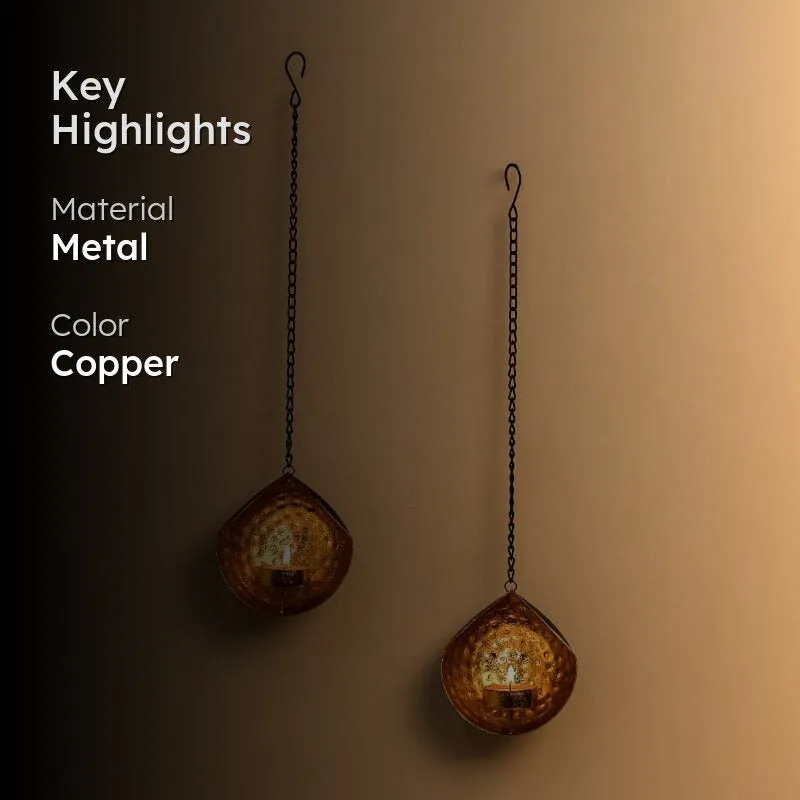 Moora Tea Light Hanging - Set Of Two media 2
