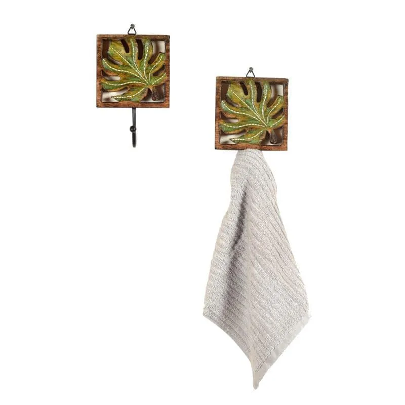 Leafy Charm Wall Hook - Set Of Two media 4