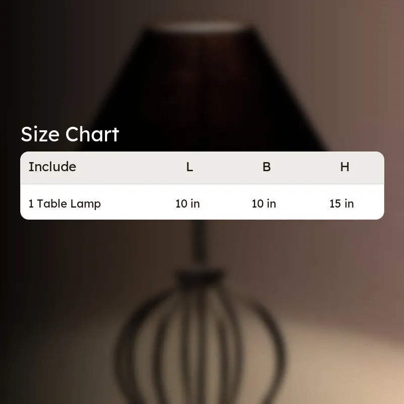 Boop Solid Fabric Table Lamp - Black media 7
