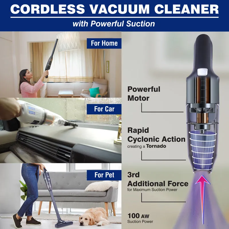 Balzano Tornado Cordless, Portable Vaucum Cleaner - Black media 10