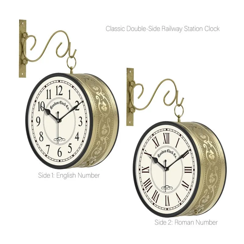 Regalyn Double Sided Wall Clock media 4