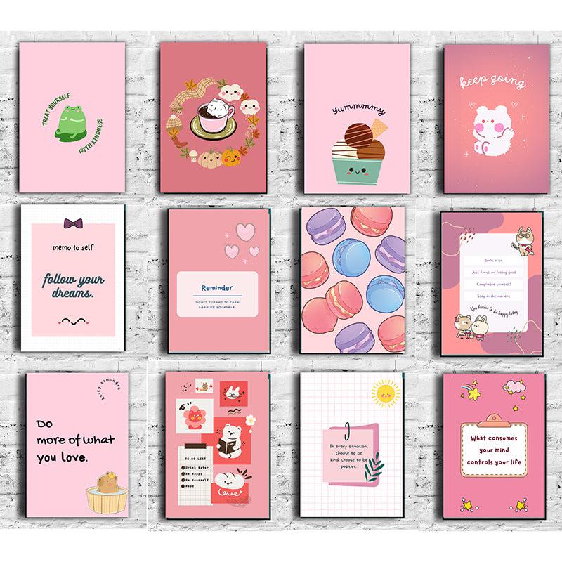 Pink Pastries Wall Poster - Set Of Twelve media 4