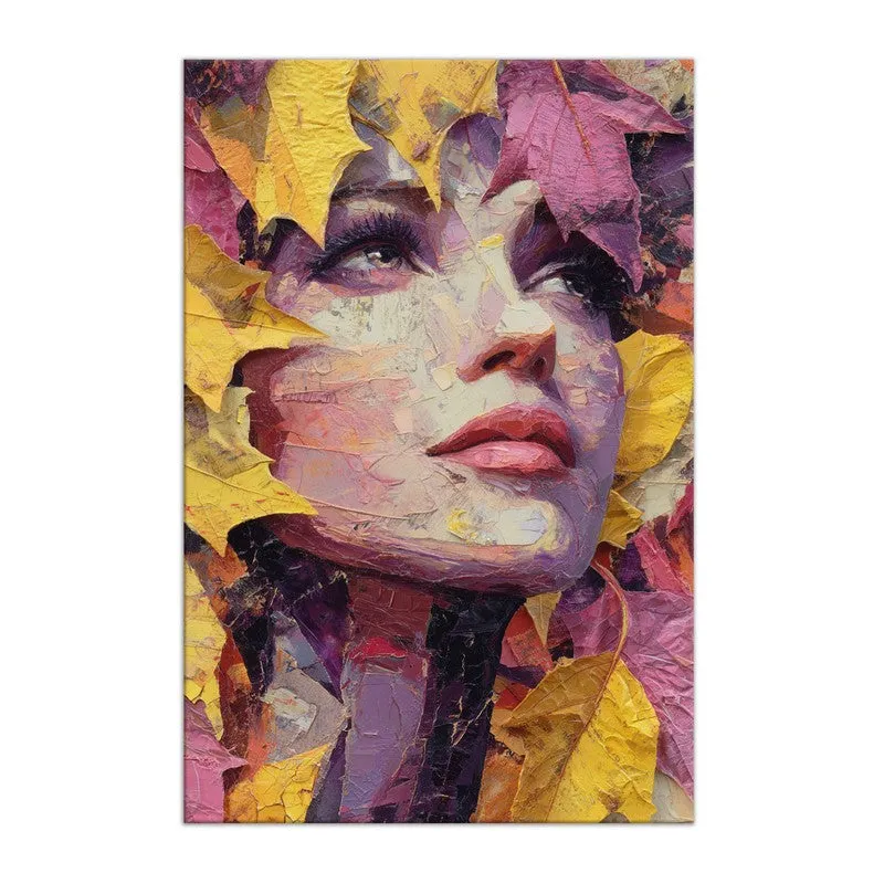 Ethereal Muse Portrait Canvas Wall Art media 3