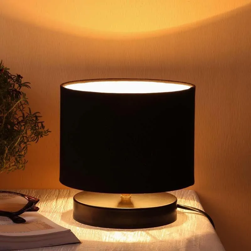 Dum Dum Fabric Table Lamp - Black media 1