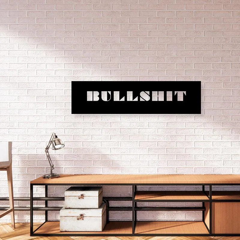 Bullshit Iron Wall Accent media 1