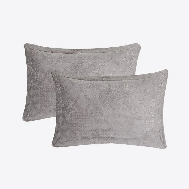 Monte Carlo MuseWeave Bedsheet (Grey) - 280 GSM media 4