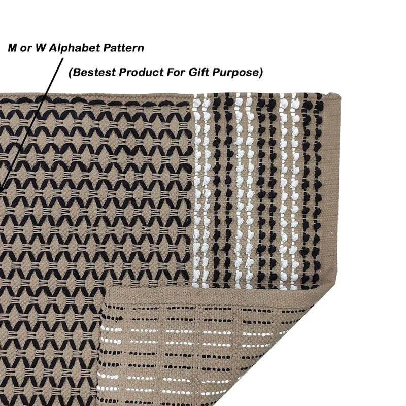 Corridor Classic Cotton Runner Rug - Beige media 7