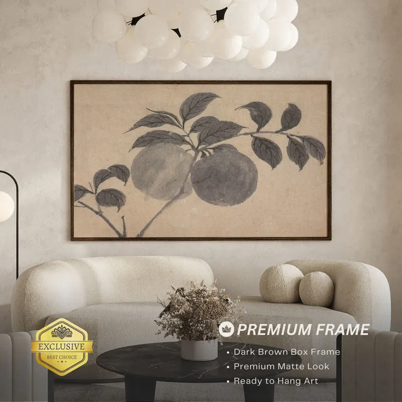 Fruitful Dreams Wood Wall Art With Frame - Black media 3