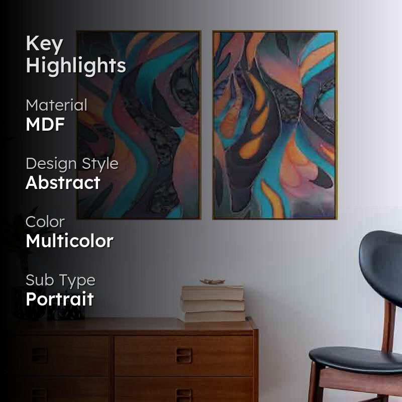 Trippy Wall Art - Set Of Two media 2