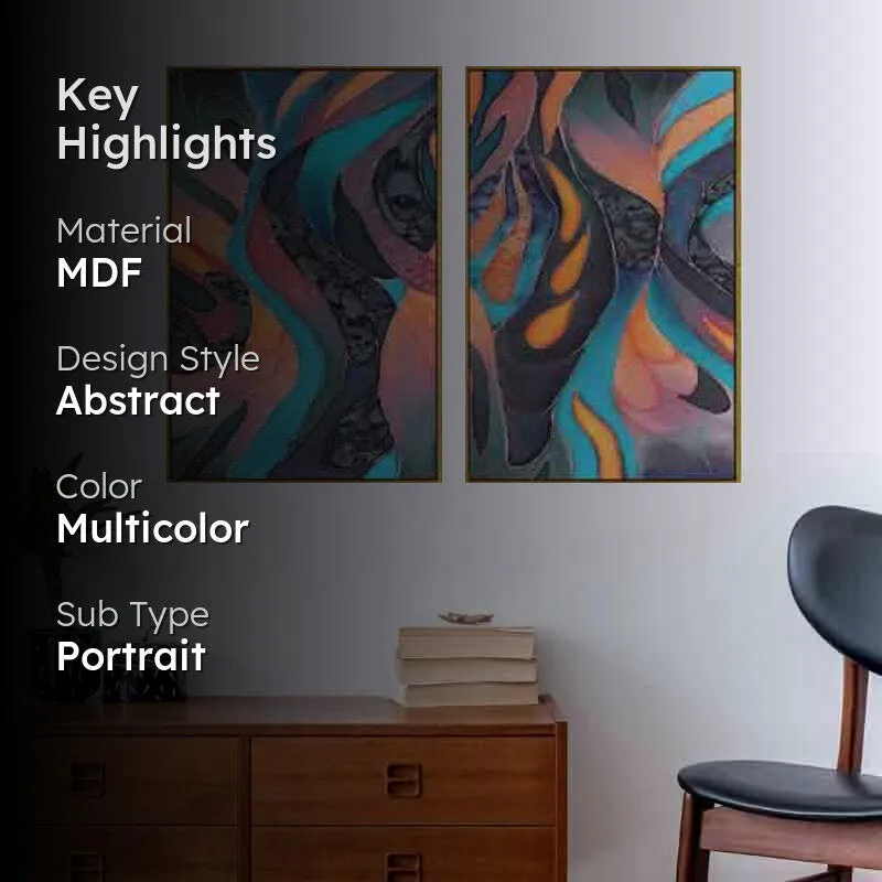 Trippy Wall Art - Set Of Two media 2