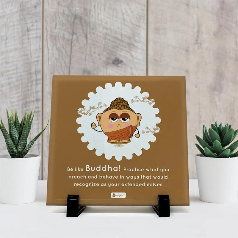 Whimsy Cute Buddha Motivational Showpiece media 1