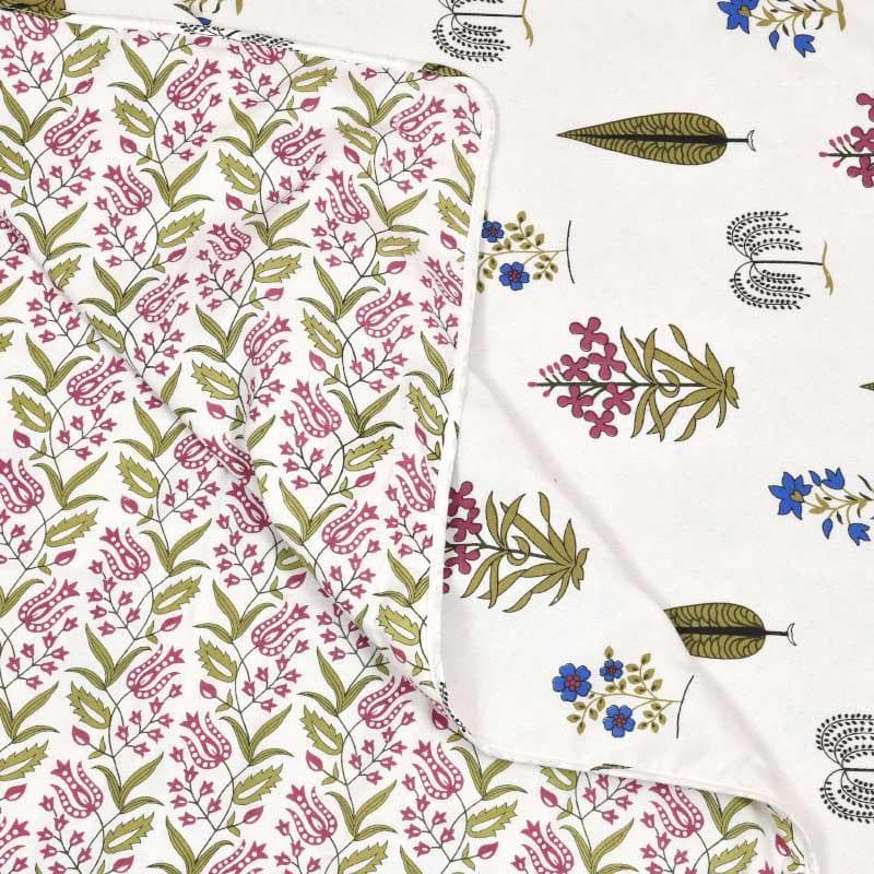 Devyanshi Floral Printed Green Cotton Dohar media 4