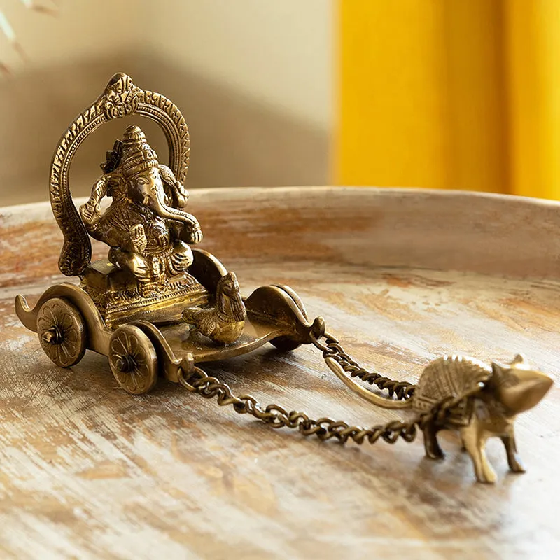 Mooshikavahana Brass Idol media 1
