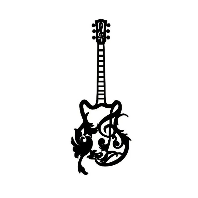 Artistic Guitar Black Iron Wall Accent media 3