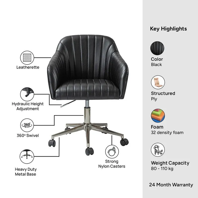 Luxsit Metal Office Chair - Black media 6