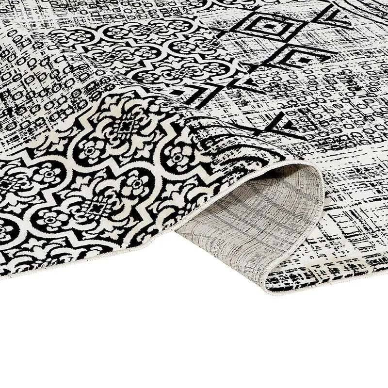 Lexo Non-Anti Skid Nylon Runner Rug - Black media 4