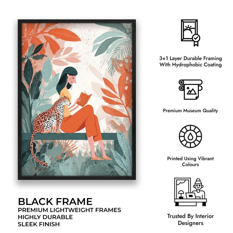 ForestReverie Canvas Wall Painting - Black Frame media 10