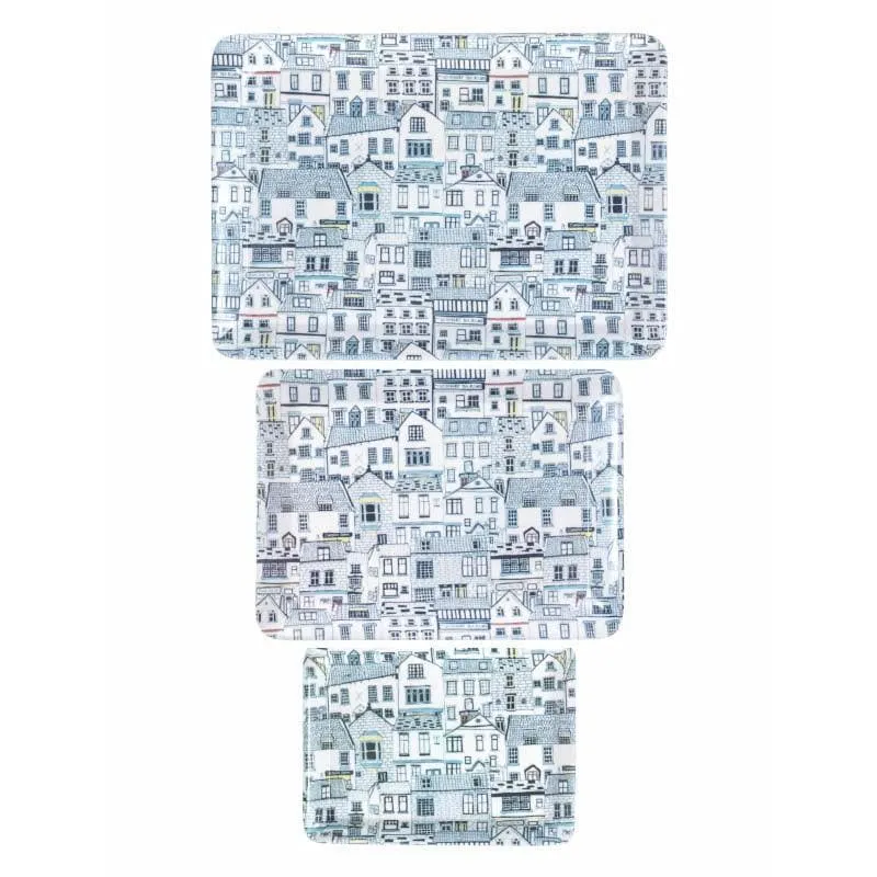Blue City Serving Tray - Set Of Three media 3