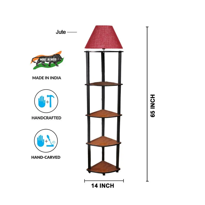 Opulent Beam Floor Lamp (Maroon) media 6