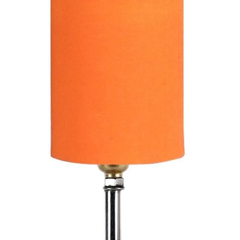 Solids Galore Fabric Table Lamp - Orange,Brown media 8