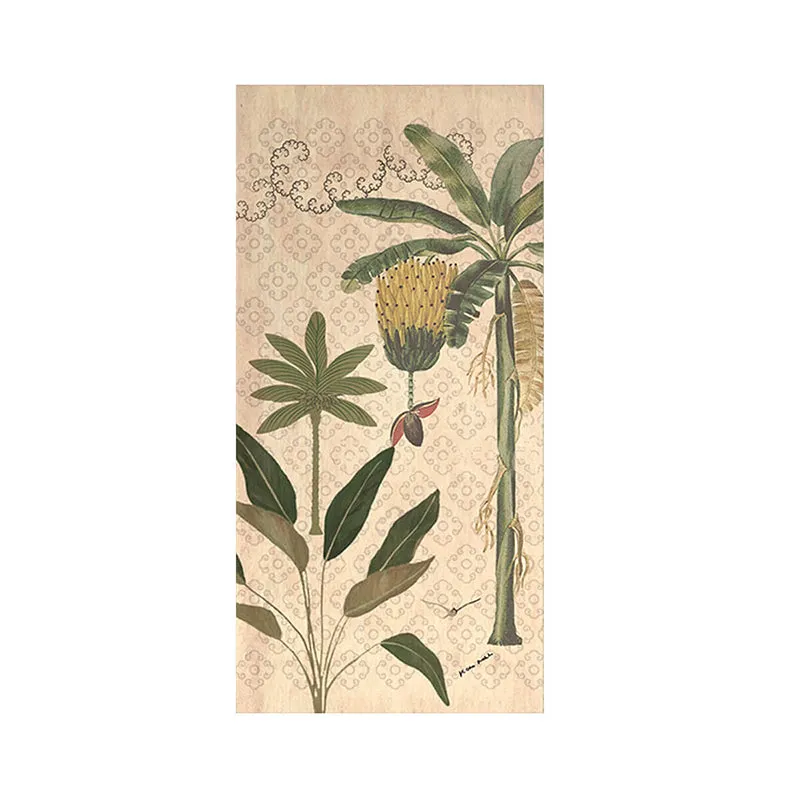 India Circus Palm & Plantains Canvas Wall Art - Set Of Three media 3