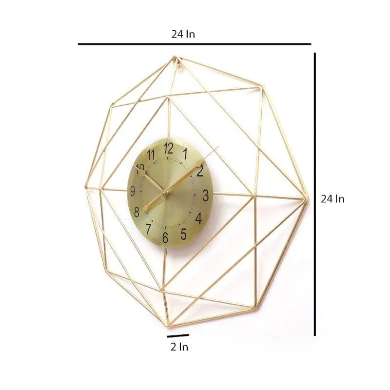 Hexagon Hora Wall Clock media 4