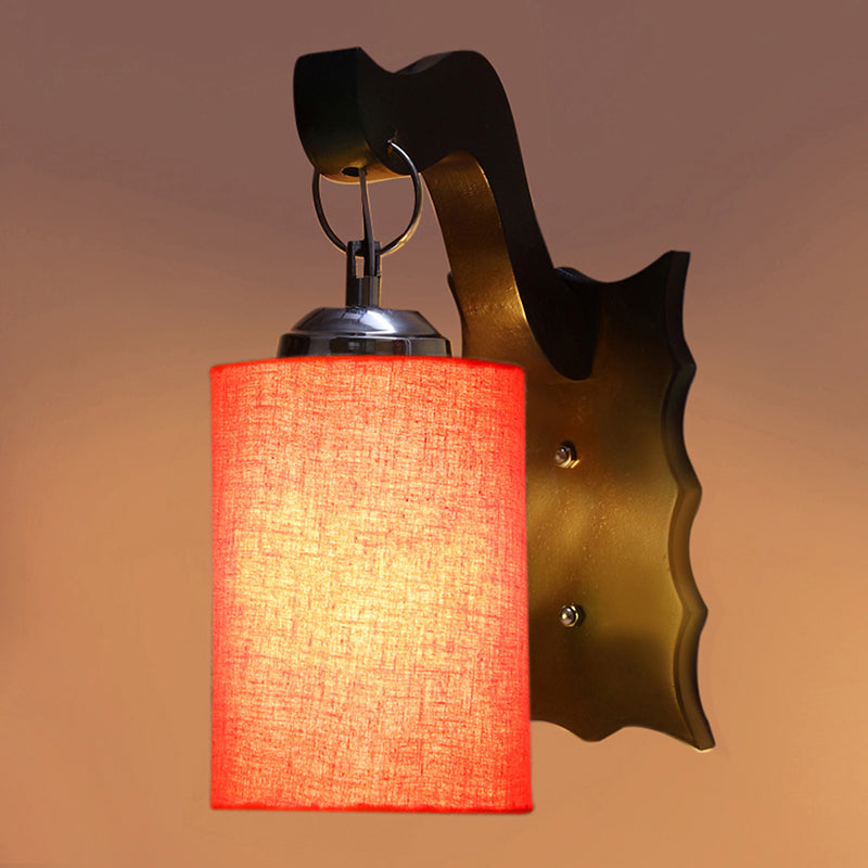 Delphi Wooden Wall Lamp - Orange media 5