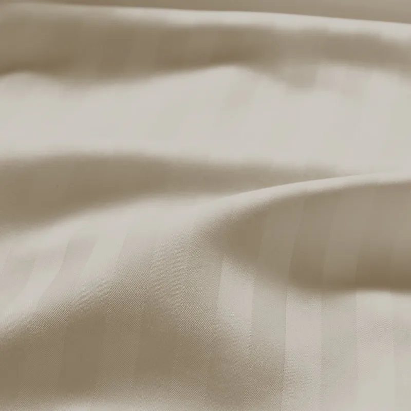 Stripe Charm Cotton Pillow Cover (Beige) - Set Of Two media 10