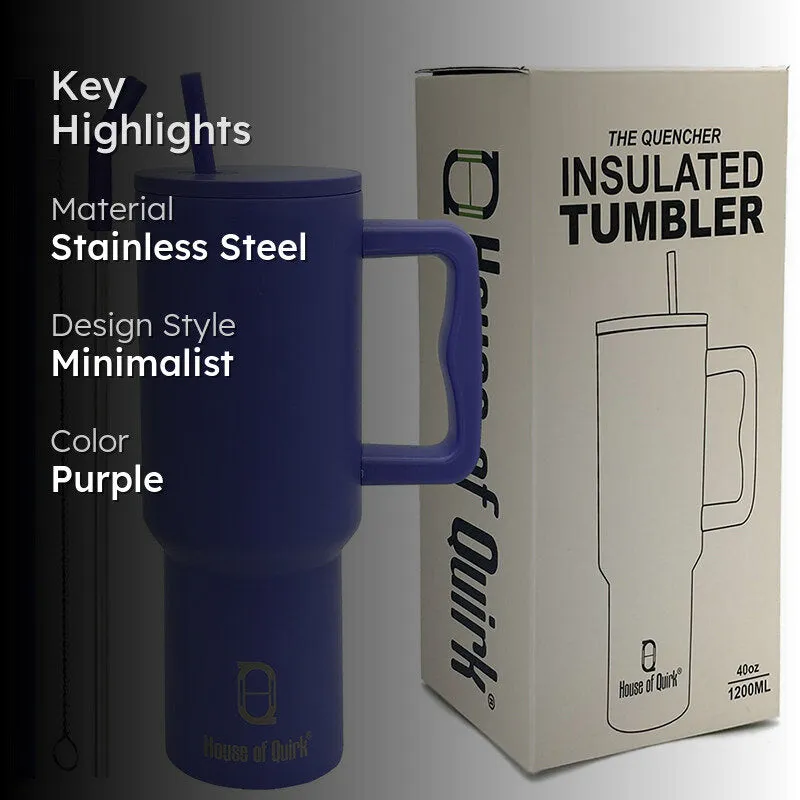 Hydra Boost Stainless Steel Tumbler (1200 ML) - Purple media 2